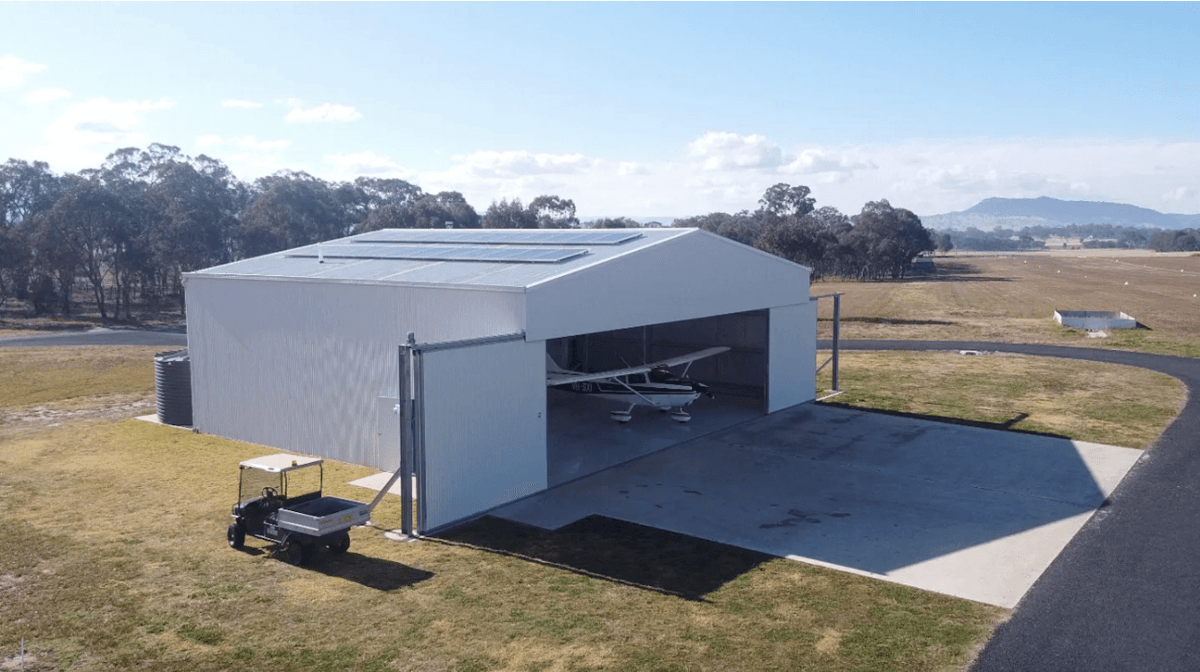 Aircraft hangar homes ABC Sheds